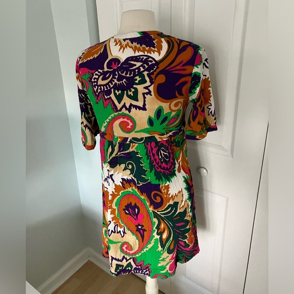 ba&sh Multicolor Paisley Mini Dress - Picture 4 of 9